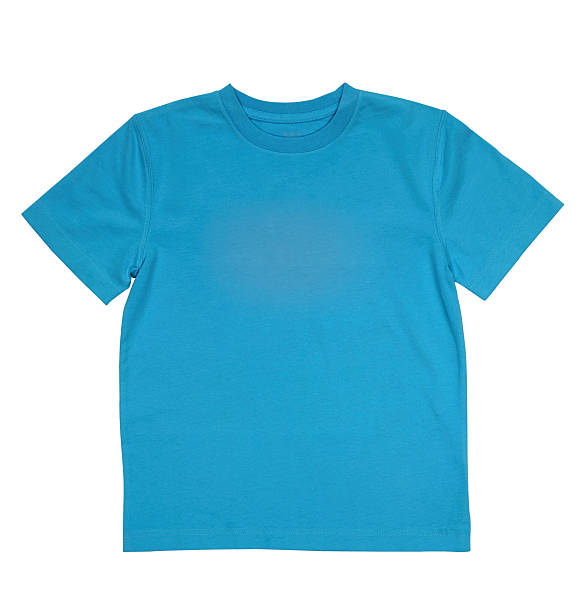футболка blue - blank shirt стоковые фото и изображения