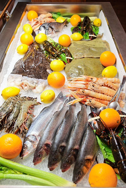 istock Great variety of fish and seafood 137996587