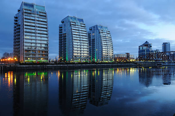 istock Apartment blocks - Salford Quays 137998076
