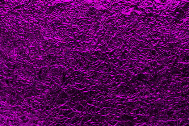 istock Texture crumpled foil soft purple color 1379987748