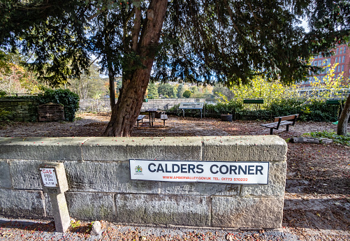 Calders Corner at Belper in Derbyshire, England, with identifiable numbers visible.