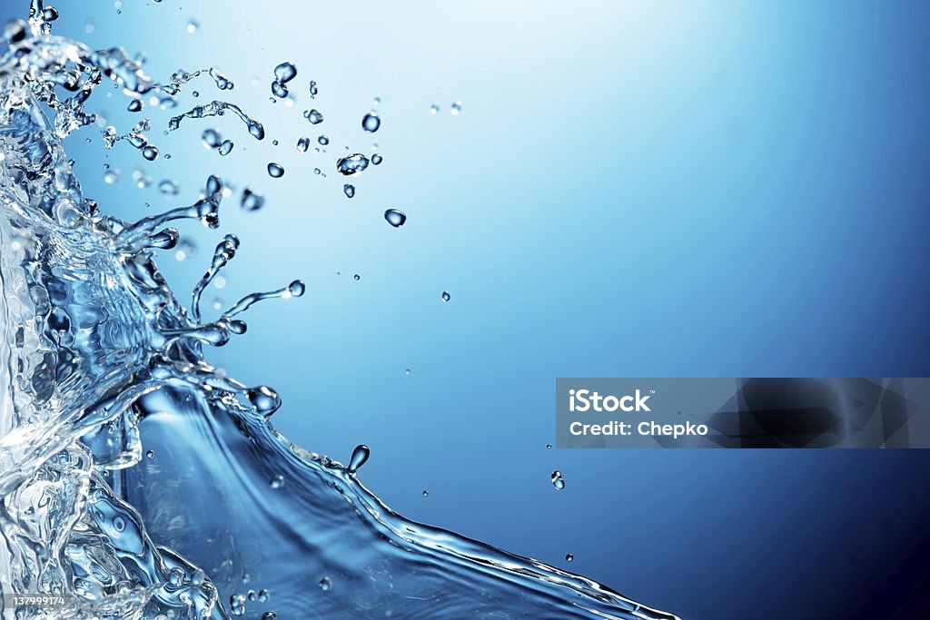 Onda de agua - Foto de stock de Agua libre de derechos