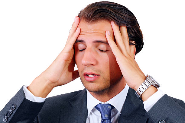 istock Businessman having a headache 137999261