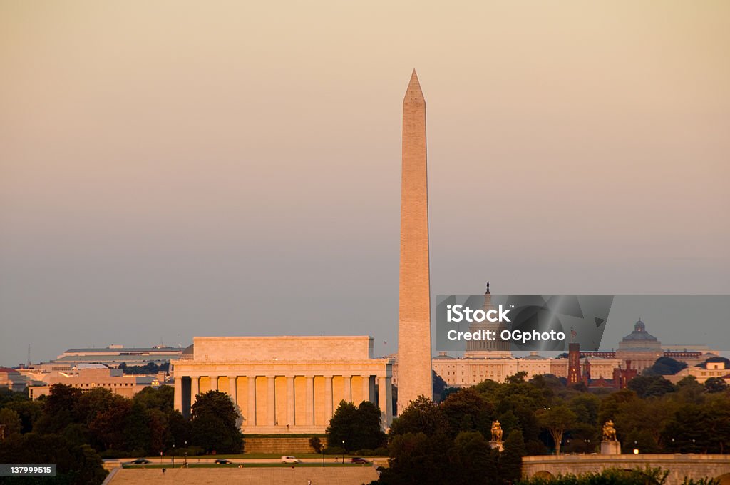 De Washington, DC, monumentos na Mall - Foto de stock de Capitólio - Capitol Hill royalty-free