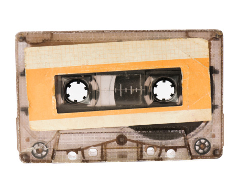 Isolated Retro Vintage 8-Track Tape HiFi Player