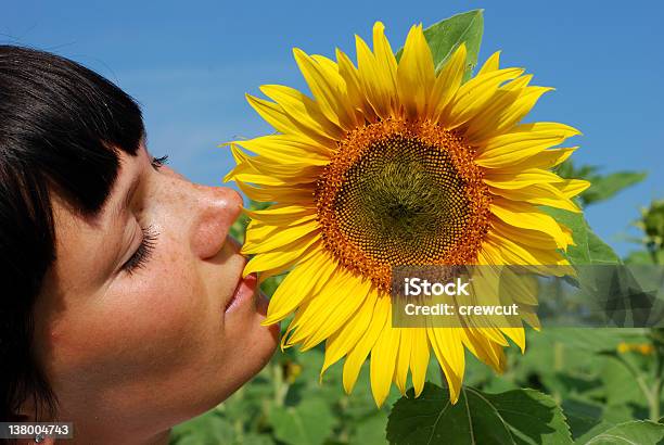 Young Pretty Woman Relaxation Stock Photo - Download Image Now - Adult, Adults Only, Agricultural Field