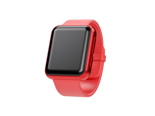 Smart watch close-up on a white background. 3d render Smart watch close-up on a white background. 3d render smart watch stock pictures, royalty-free photos & images