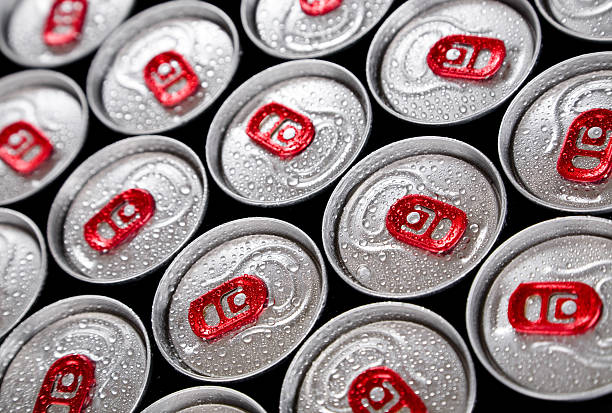Wet drink cans Energy Drink cans right from the fridge energy drink stock pictures, royalty-free photos & images