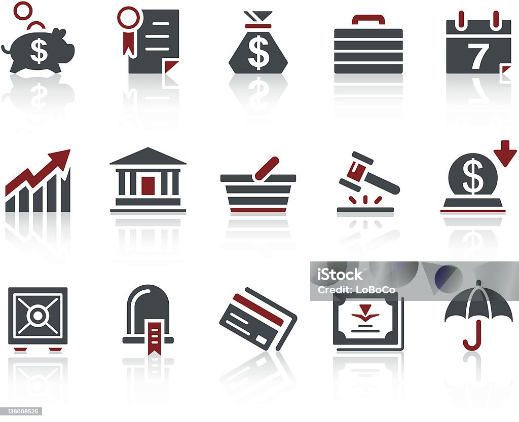 COPO Icon Series - Business/Banking Files included: Stock Certificate stock vector