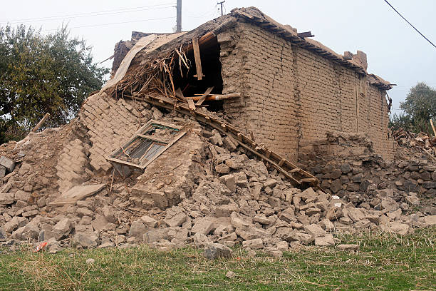 istock Village after Earthquake 138008581