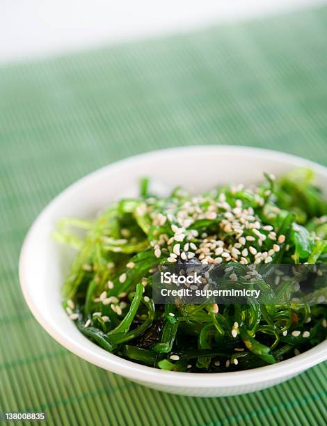 Seaweed Salad Stock Photo - Download Image Now - Seaweed, Food, Wakame