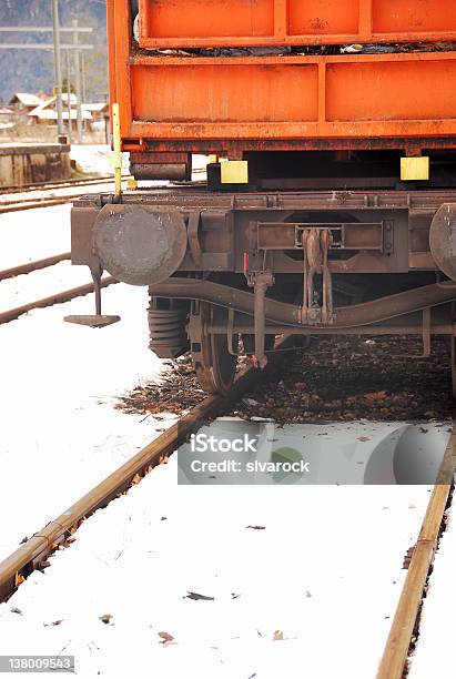 Railtracks In 인공눈 0명에 대한 스톡 사진 및 기타 이미지 - 0명, 겨울, 교통수단