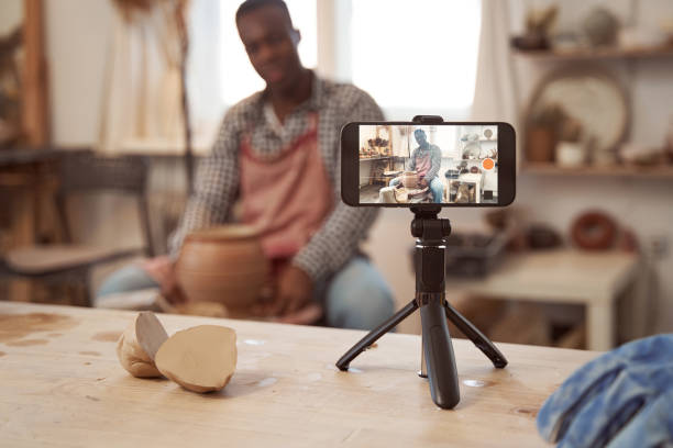 istock African American potter working in his studio 1380116024