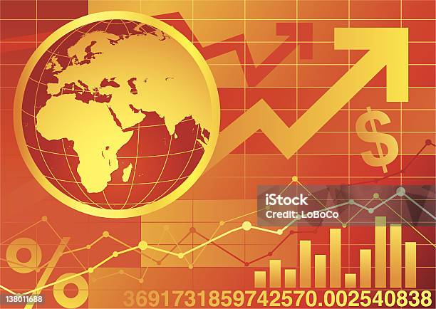 Mondo Finanziarioeuropa Africa - Immagini vettoriali stock e altre immagini di Simbolo del dollaro - Simbolo del dollaro, Affari internazionali, Comunicazione globale