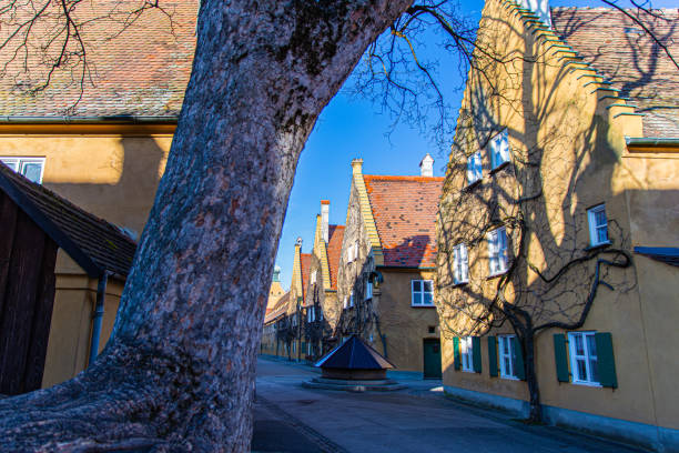 The Fuggerei in Augsburg.