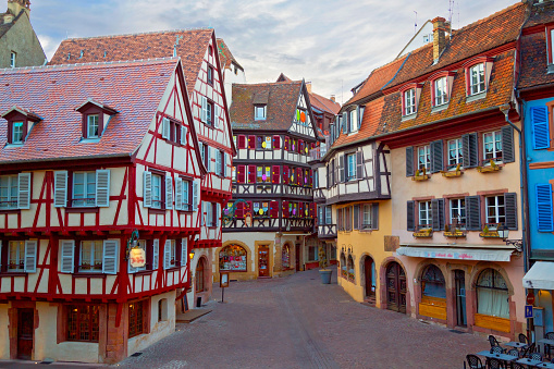 Medieval town of Colmar, Alsace, France