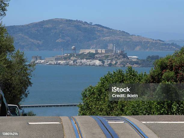 Photo libre de droit de Île Dalcatraz De Lombard Street banque d'images et plus d'images libres de droit de Baie - Eau - Baie - Eau, Californie, Carole Lombard