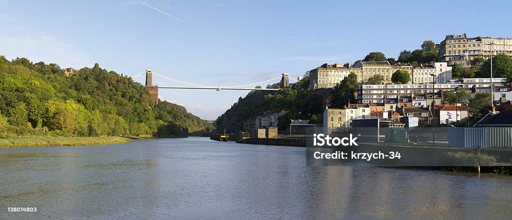 Clifton e o Rio Avon, Bristol - Foto de stock de Bristol - Inglaterra royalty-free