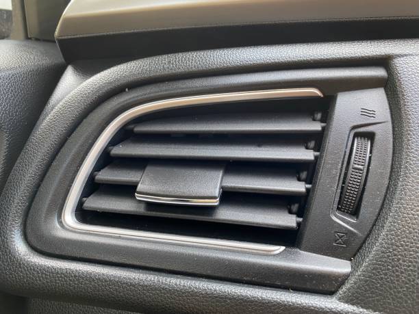istock AC Vent, ventilation holes in a luxury passenger car 1380148444