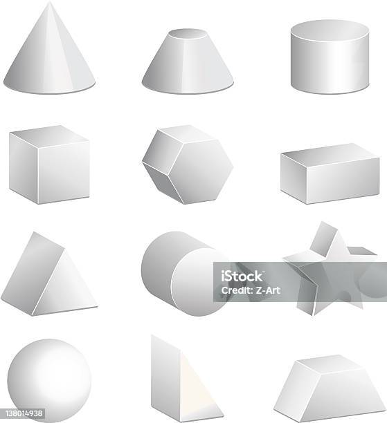 기초적임 3d 그림 벡터 3차원 형태에 대한 스톡 벡터 아트 및 기타 이미지 - 3차원 형태, 사다리꼴, 아이콘