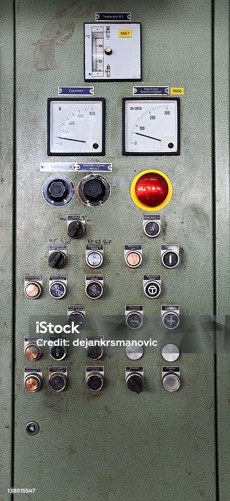 Controlo de Secretária - Royalty-free Machinery Foto de stock