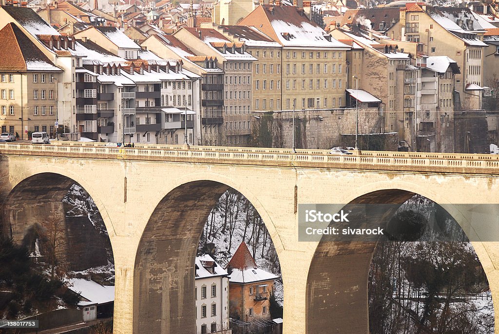 Pont de Zahringer, Fribourg - Photo de Architecture libre de droits