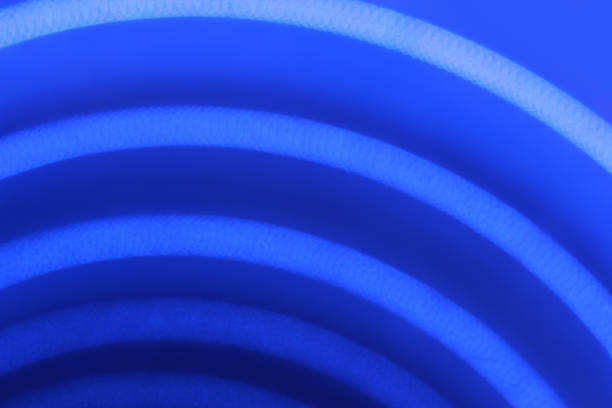 istock rainbow of LED strips. decor on the shopping center. abstract background 1380180272