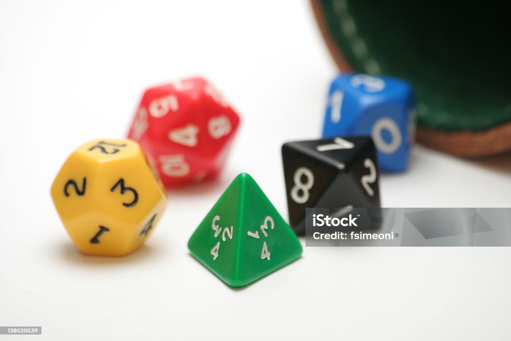 RPG dados - Foto de stock de Acaso royalty-free