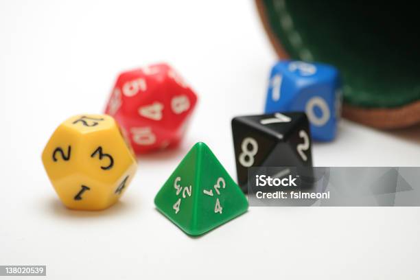 Foto de Rpg Dados e mais fotos de stock de Acaso - Acaso, Adversidade, Amarelo