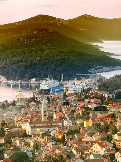 The largest island town on the Adriatic sea, Mali Losinj, Croatia