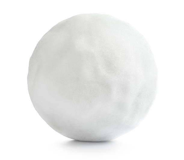 Snow ball Snow ball on white background snowball stock pictures, royalty-free photos & images