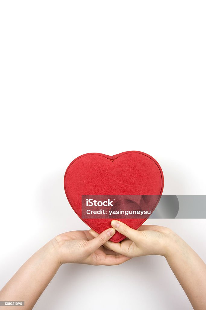 Segurando coração série - Royalty-free Amor Foto de stock