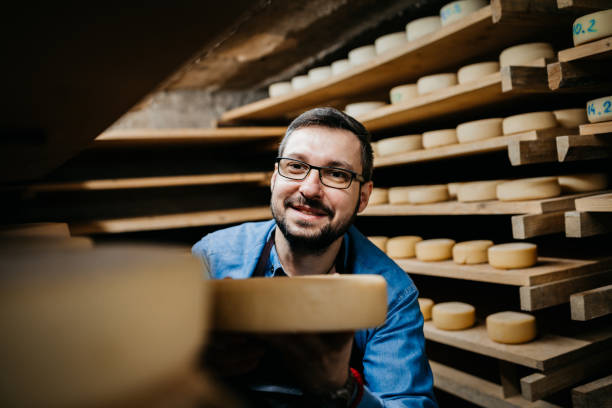 istock Portrait of Bearded Cheesemonger 1380239043