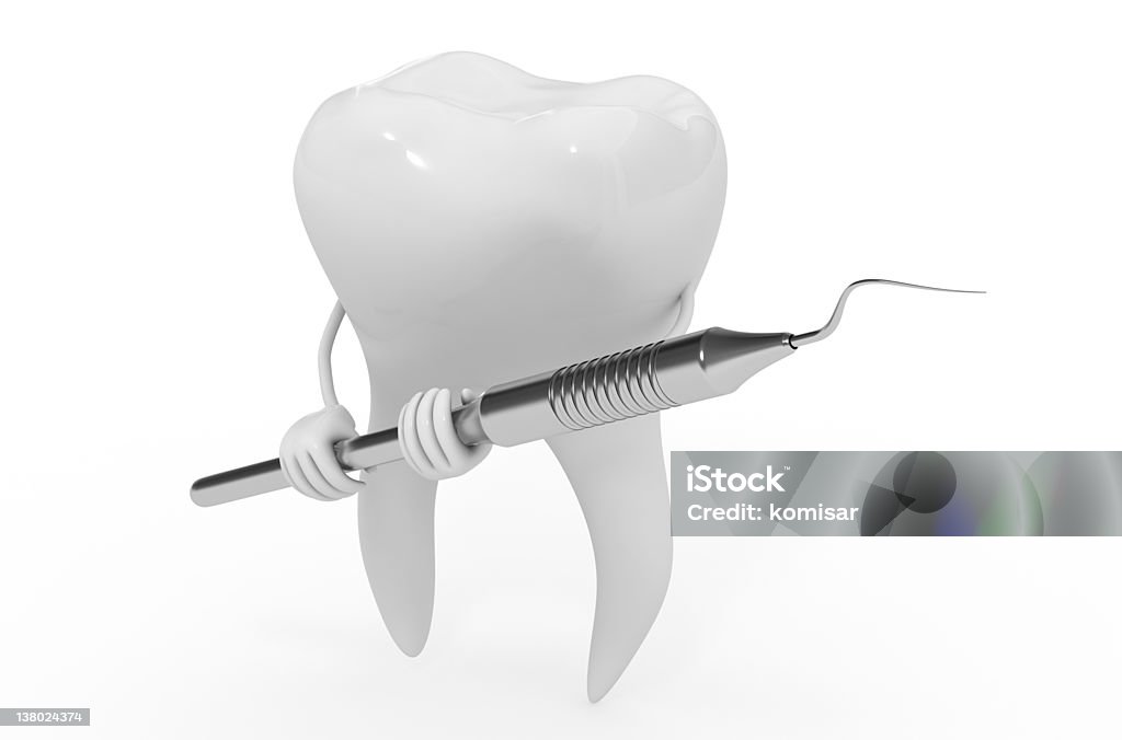 어금니 설정됨 치아용 도구 - 로열티 프리 사람 이빨 스톡 사진