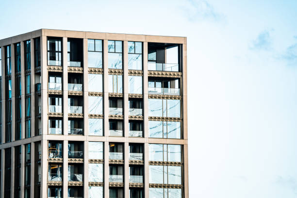A modern residential building in London