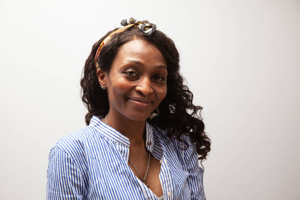 Free Stock Photo of front view portrait of black woman in western hat ...