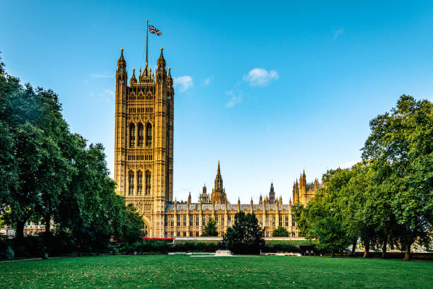 victoria tower & pałac westminsterski - victoria tower obrazy zdjęcia i obrazy z banku zdjęć