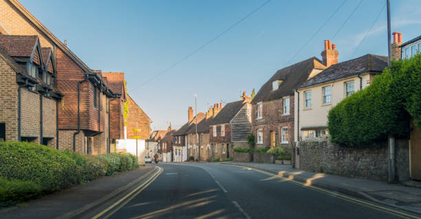 The Village of Seal, Kent, UK stock photo