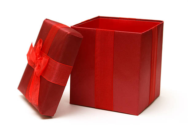 Red Gift Box stock photo