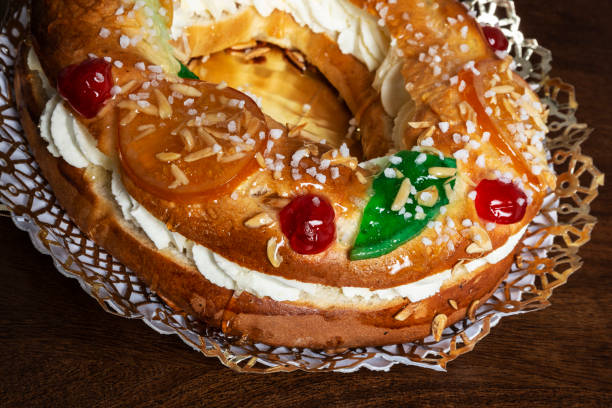 istock Tortell de reis or king cake, Catalonia, Spain. 1380297748