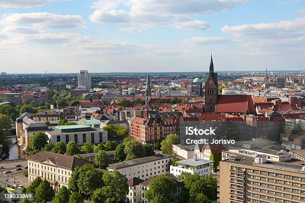 Blick Auf Das Stadtzentrum Von Hannover Stockfoto und mehr Bilder von Hannover - Hannover, Ansicht aus erhöhter Perspektive, Deutsche Kultur