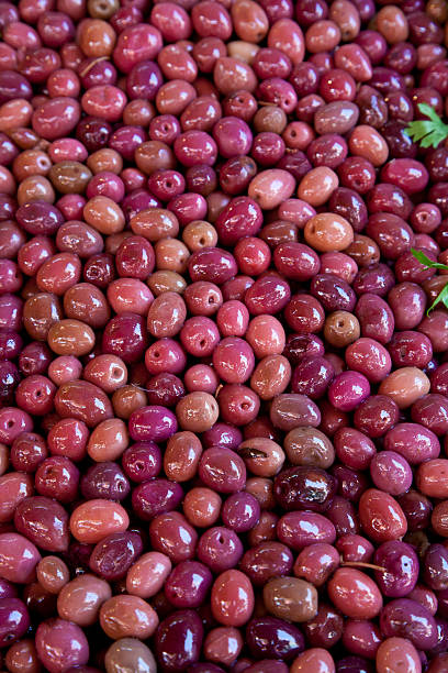 istock Olives background on farmers market 138035827