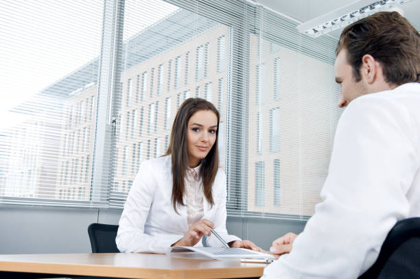 istock Business people sitting at the office 138035961