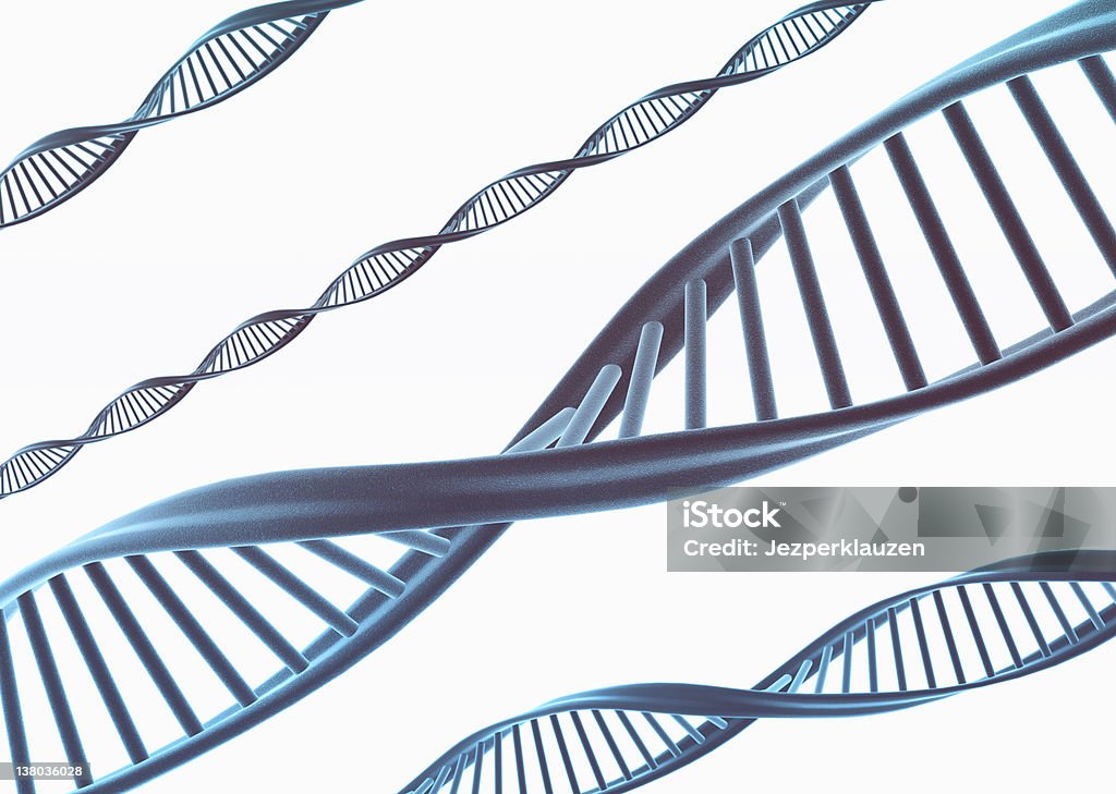 3 D DNA steht - Lizenzfrei Biotechnologie Stock-Foto