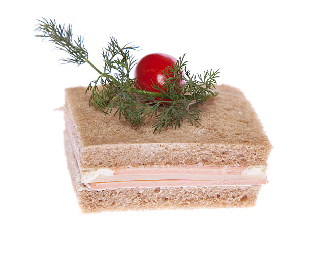 Sandwich with tomato stock photo