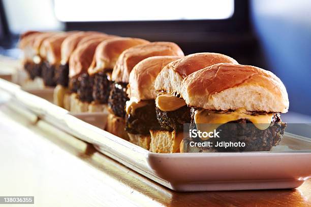 Veggie Sliders Stock Photo - Download Image Now - Burger, Sliding, Small