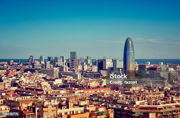 Barcelonas Financial District Stock Photo - Download Image Now - Barcelona - Spain, Urban Skyline, Building Exterior