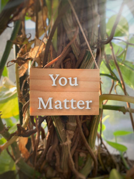 istock Motivational and Inspiration quote - You matter. 1380379734