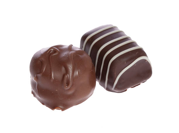 Chocolate candies stock photo