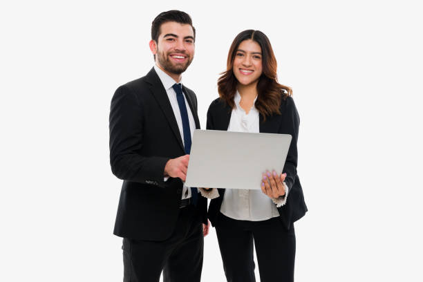 istock Cheerful business partners working 1380396172